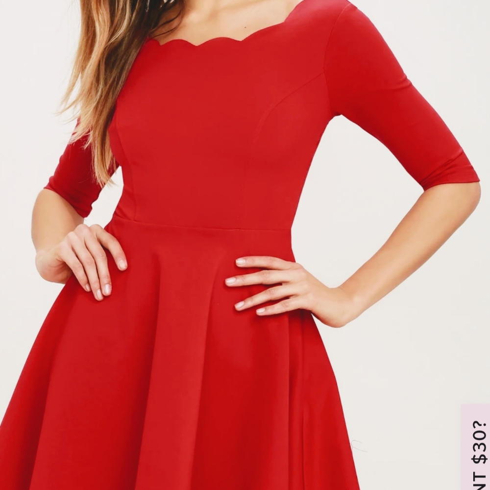 Red Lulu dress